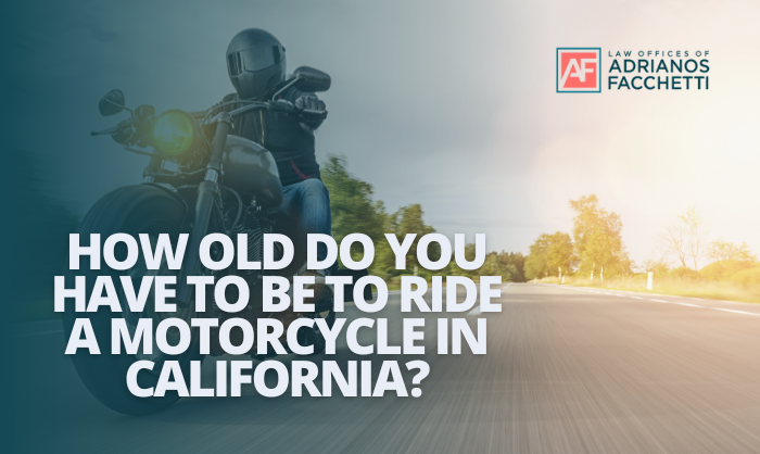 how old do you have to be to ride a motorcycle