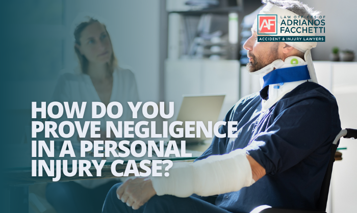 Injured man with arm cast and neck brace meeting with a personal injury lawyer in California