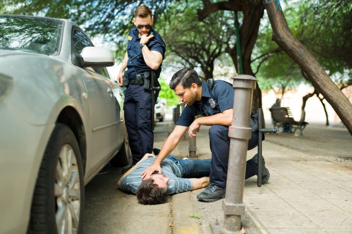 Injured Young Man