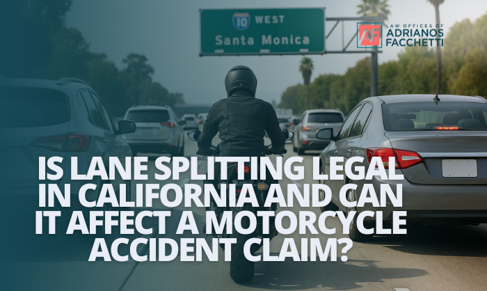 is lane splitting legal in california