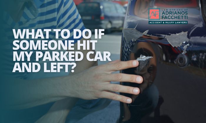 someone hit my parked car and left