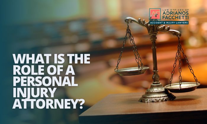 Scales of justice in a courtroom, symbolizing the role of a personal injury attorney in client advocacy and fair compensation.