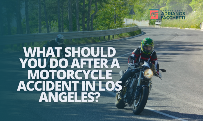 what to do after motorcycle accident