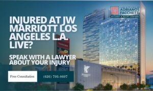 JW Marriott Los Angeles LA Live injury lawyer free consultation