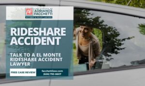 El Monte rideshare accident lawyer free case review
