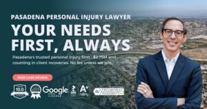 Adrianos Facchetti, Pasadena personal injury lawyer with Avvo 10.0 rating and Martindale-Hubbell AV Preeminent recognition, serving Pasadena, California injury victims.