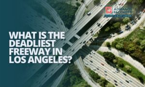 Deadliest freeway in Los Angeles aerial traffic interchange
