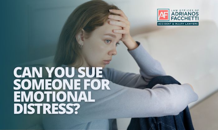 can you sue someone for emotional distress
