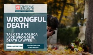 Toluca Lake Wrongful Death Lawyer Adrianos Facchetti, Toluca Lake Wrongful Death Lawyer, Providing Compassionate Legal Consultation To A Grieving Family In Los Angeles County.