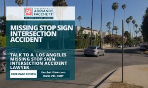 Los Angeles Missing Stop Sign Intersection Accident Lawyer A Bare Stop Sign Post At A Los Angeles Residential Intersection Where The Stop Sign Is Missing, Illustrating The Dangerous Condition And Government Liability Issues Discussed On This Page.