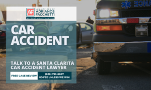 Santa Clarita Car Accident Lawyer Santa Clarita Car Accident Lawyer Featured Image Showing An Ambulance Response After A Vehicle Crash.